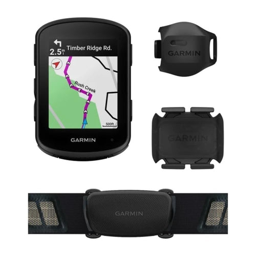 Garmin Edge 840 Bundle, Compact GPS Cycling Computer with Touchscreen and Buttons, Targeted Adaptive Coaching and More – Bundle Includes Speed Sensor, Cadence Sensor and HRM-Dual