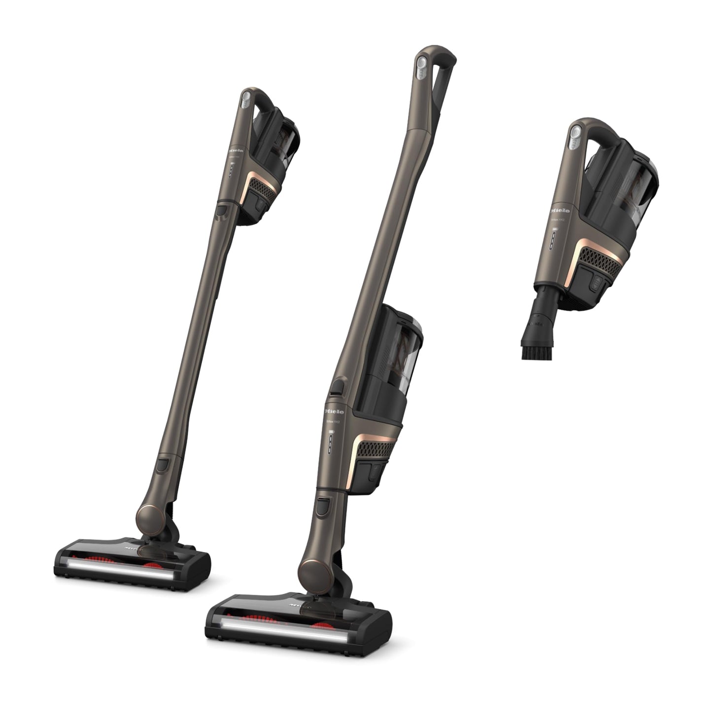 Miele Triflex HX2 Pro Self-Standing Cordless Stick Vacuum Cleaner, 120 min runtime, Infinity Grey PearlFinish / Rose Gold