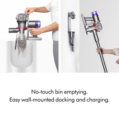 Dyson V8 Plus Cordless Vacuum, Cleans Hard Floors and Carpets, Detangles, Converts to Handheld, 115AW, 2 Power Modes, Up to 40 Minutes¹