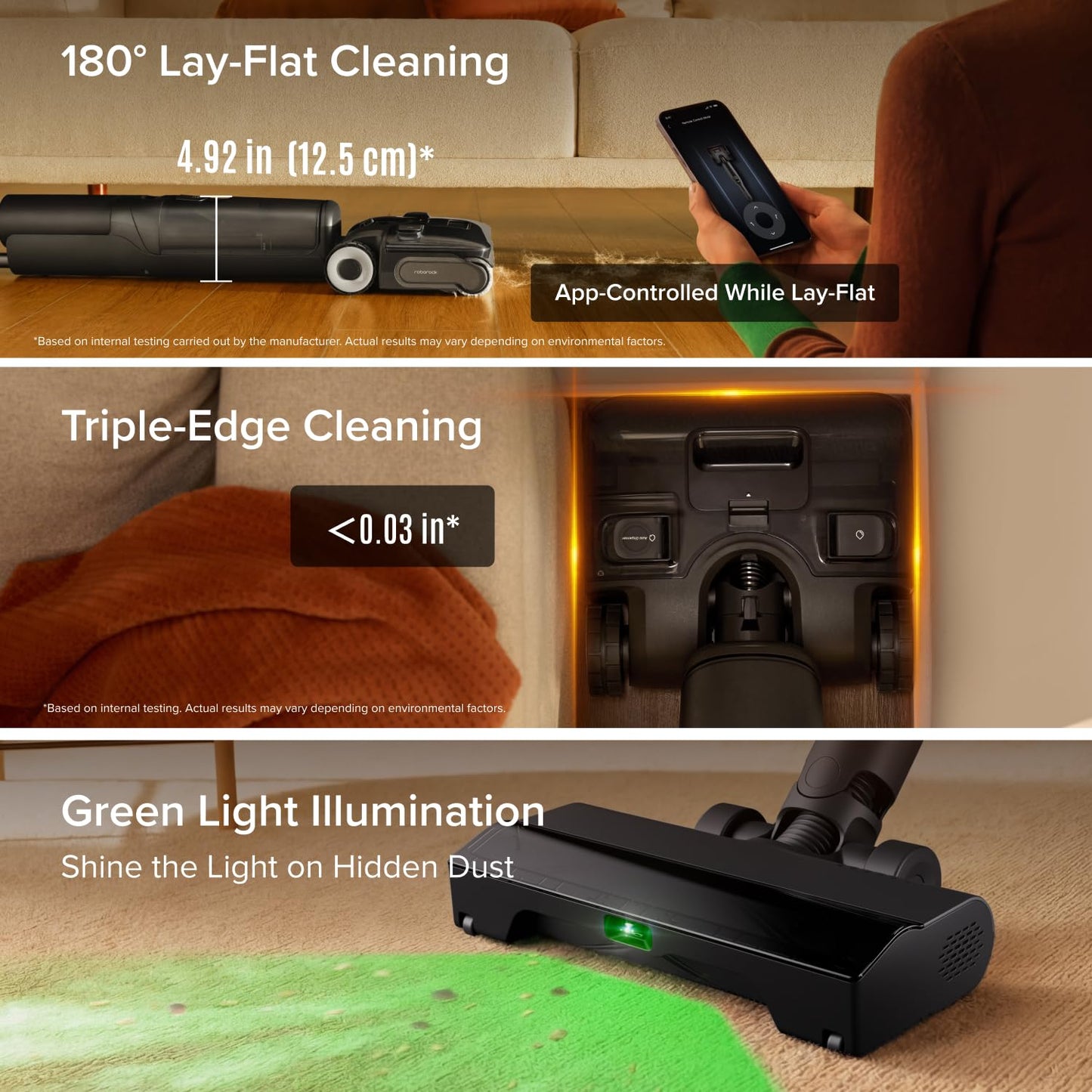 roborock F25 ACE Combo Wet Dry Vacuum Cleaner, 5-in-1 Cordless Stick Vacuum Mop, Smart Hard Floor Washer with 180° Lie-Flat, AI Assitant Wheels, Self Cleaning, 65 min Runtime, Whole House Cleaning