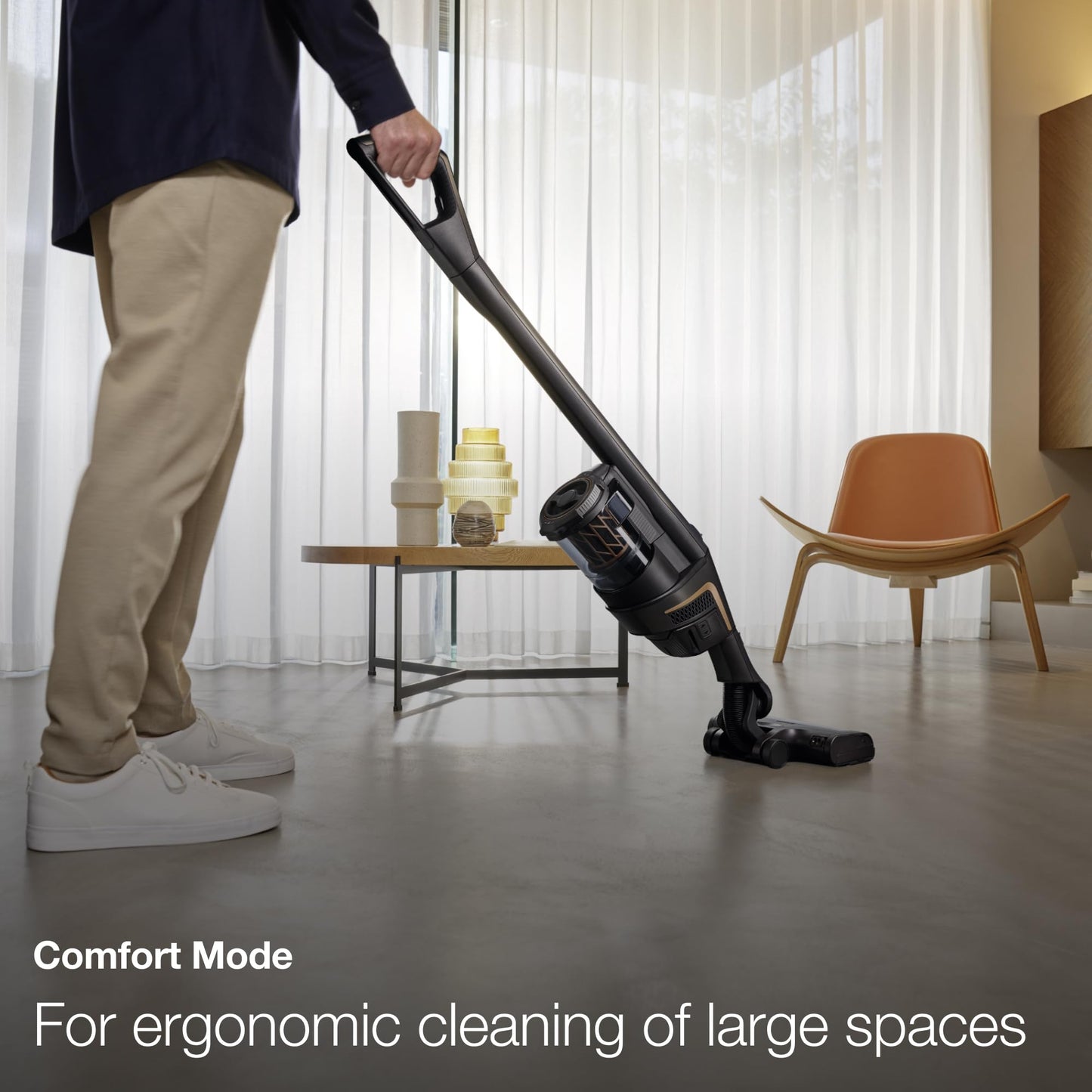 Miele Triflex HX2 Pro Self-Standing Cordless Stick Vacuum Cleaner, 120 min runtime, Infinity Grey PearlFinish / Rose Gold